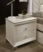 Shayer Pearl 2-Drawer Nightstand - Off