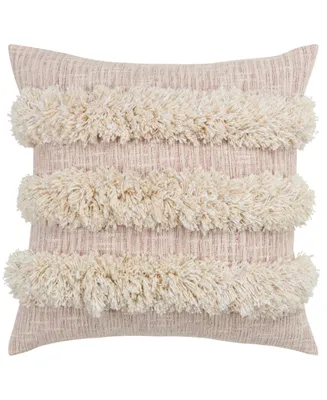 Rizzy Home Stripes Polyester Filled Decorative Pillow, 20" x 20"