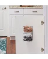 Household Essentials Cabinet Door Trash Bag Organizer and Dispenser