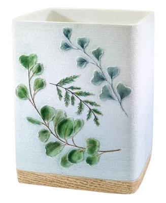 Avanti Ombre Leaves Botanical Resin Wastebasket