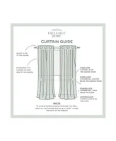 Exclusive Home Curtains Catarina Layered Solid Blackout and Sheer Grommet Top Curtain Panel Pair, 52" x 108"