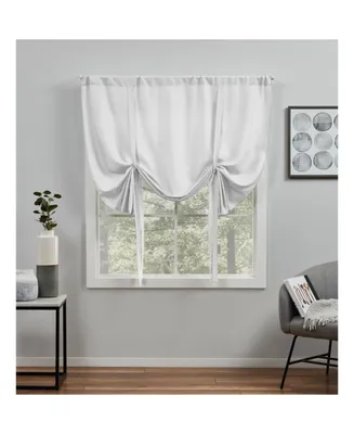 Exclusive Home Curtains Loha Light Filtering Rod Pocket Tie Up Shade, 54" x 63"