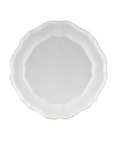 Casafina Impressions White Dinner Plate