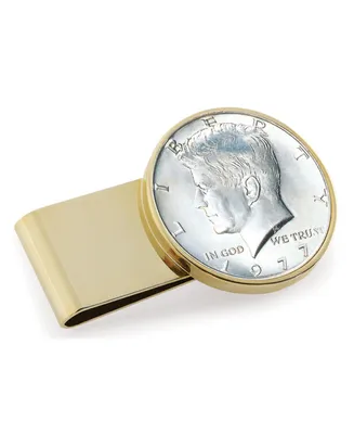 Men's American Coin Treasures Jfk Half Dollar Stainless Steel Coin Money Clip