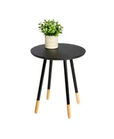 Honey Can Do Round End Table