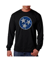 La Pop Art Men's Word - Tennessee Tristar Long Sleeve T-Shirt