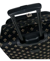 American Flyer Fleur De Lis 5 Piece Spinner Luggage Set