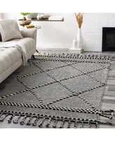 Closeout! Surya Apache Apa- Black 8' x 10' Area Rug