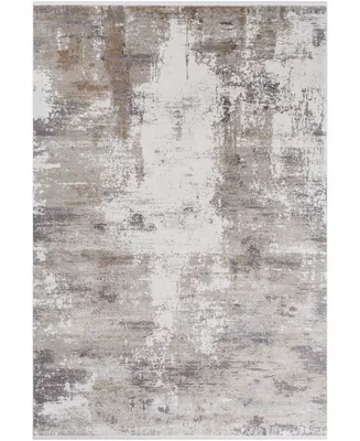 Surya Solar Sor-2300 Taupe 3' x 8' Runner Area Rug