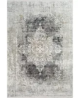 Surya Solar Sor- Charcoal 3' x 8' Runner Area Rug