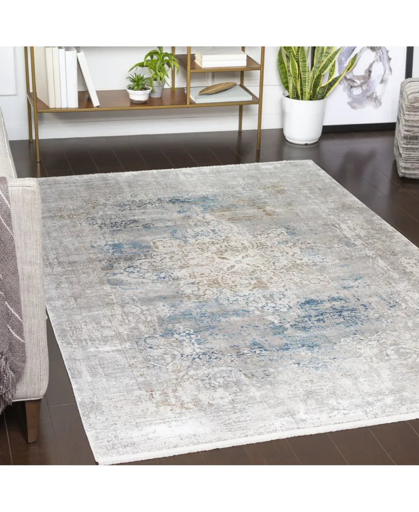 Surya Solar Sor- Mist 3' x 8' Runner Area Rug