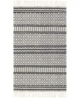 Surya Farmhouse Tassels Fts 2300 Charcoal Rug