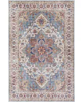 Livabliss Iris Irs-2301 Navy 3'6" x 5'6" Area Rug