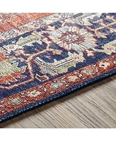 Livabliss Iris Irs- Red 5' x 7'6" Area Rug