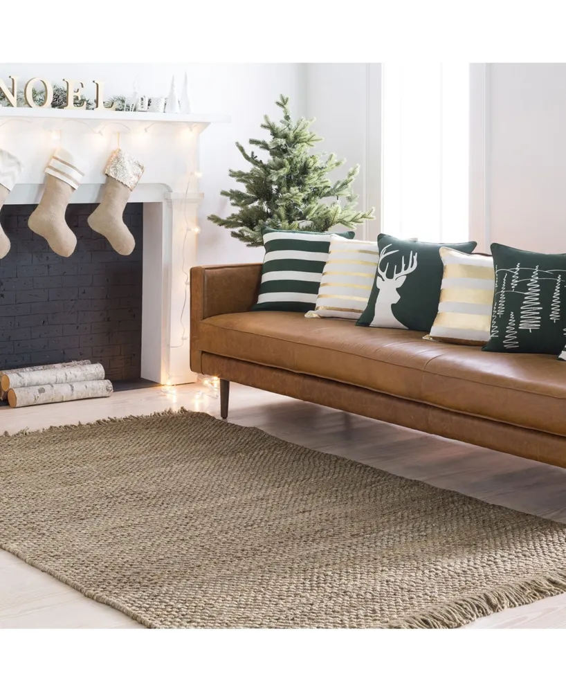 Closeout! Surya Tropica Awap-5003 Khaki 4' x 6' Area Rug