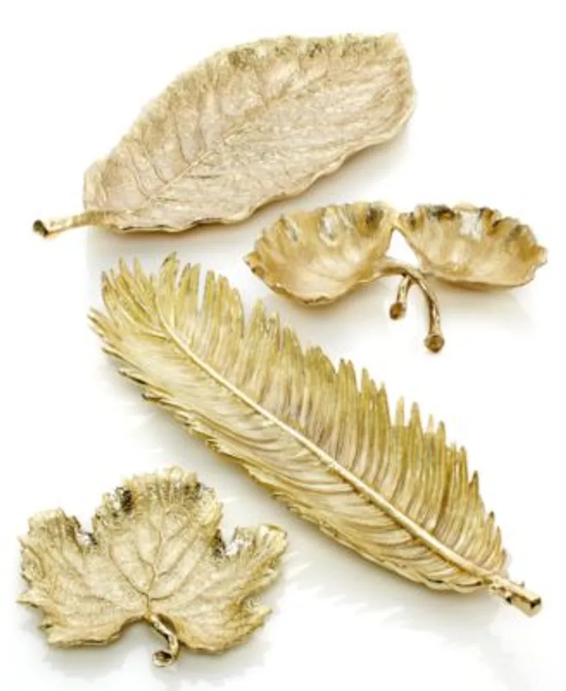 Michael Aram Gold Leaf Serveware Collection