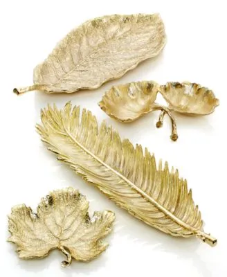 Michael Aram Gold Leaf Serveware Collection