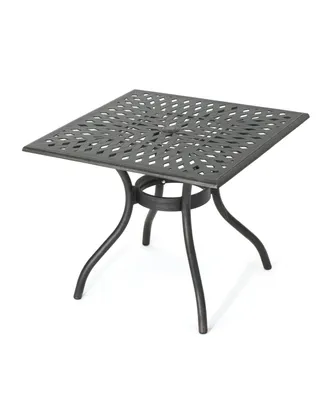 Noble House Austin Outdoor Cast Square Dining Table