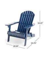 Noble House Hanlee Folding Adirondack Chair