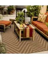 Jhb Design Magu MAG02 Tan 8'6" x 13' Outdoor Area Rug