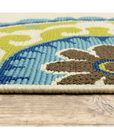 Oriental Weavers Caspian CAS11 6'7" x 9'6" Outdoor Area Rug