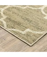 Closeout! Jhb Design Zeena ZEE06 Beige 3'10" x 5'5" Area Rug