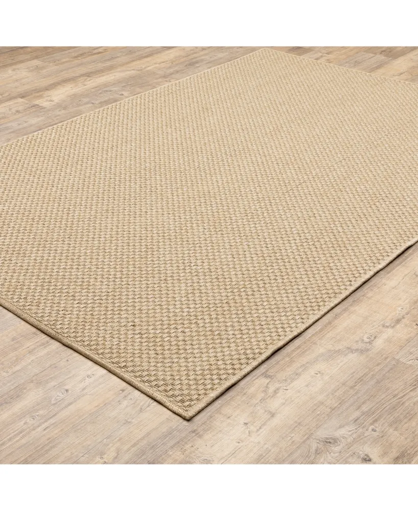 Jhb Design Magu MAG06 Sand 8'6" x 13' Outdoor Area Rug