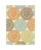 Jhb Design Negril NEG06 Beige 5'3" x 7'6" Outdoor Area Rug