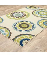 Jhb Design Bella BEL11 5'3" x 7'6" Outdoor Area Rug