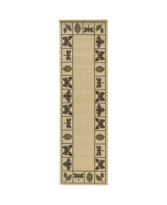 Jhb Design Negril NEG01 2'3" x 7'6" Runner Rug