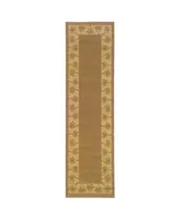 Jhb Design Veranda VER03 Tan 2'3" x 7'6" Runner Rug