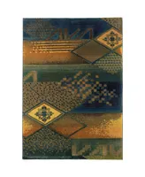 Jhb Design Kismet KIS014 Blue 2'3" x 4'5" Area Rug