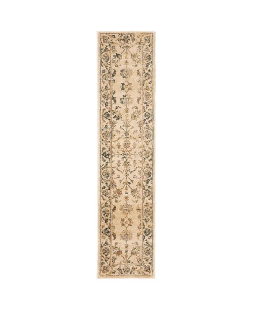 Jhb Design Romeo ROM02 Beige 1'10" x 7'6" Runner Rug