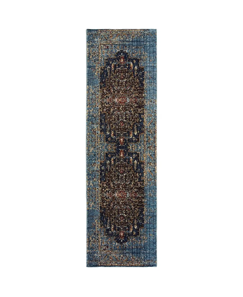 Jhb Design Gotham GOT05 2'3" x 7'6" Runner Rug