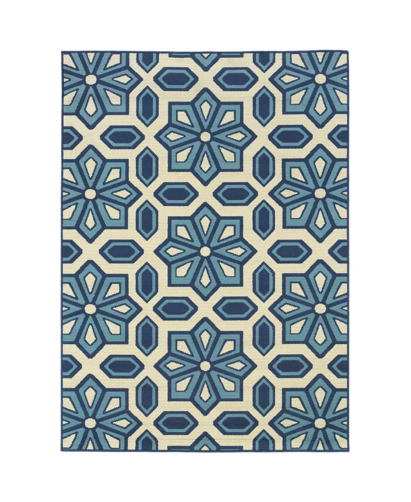 Jhb Design Bella BEL12 5'3" x 7'6" Outdoor Area Rug