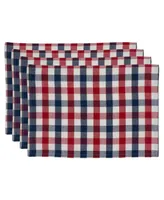 Saro Lifestyle Gingham Check Placemat Set of 4