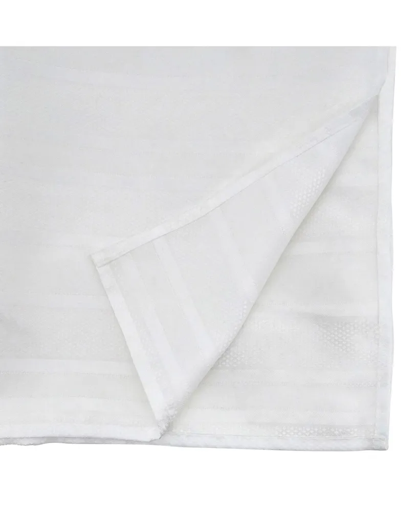 Saro Lifestyle Stripe Jacquard Tablecloth