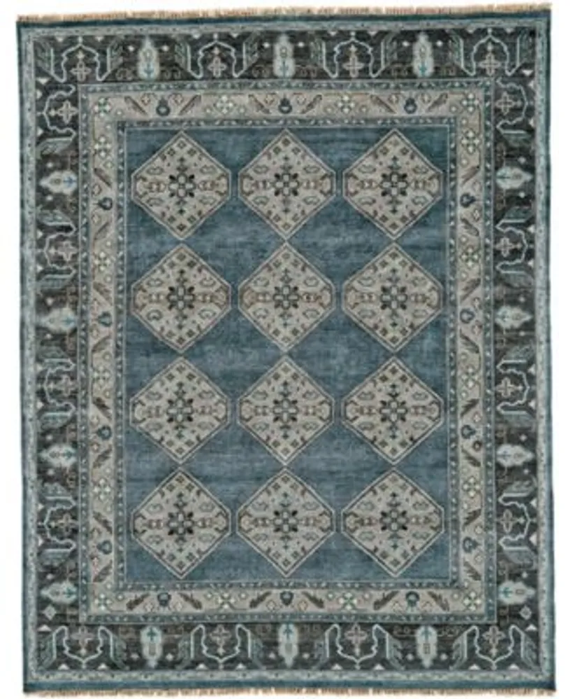 Feizy Laura R6111 Blue Area Rug