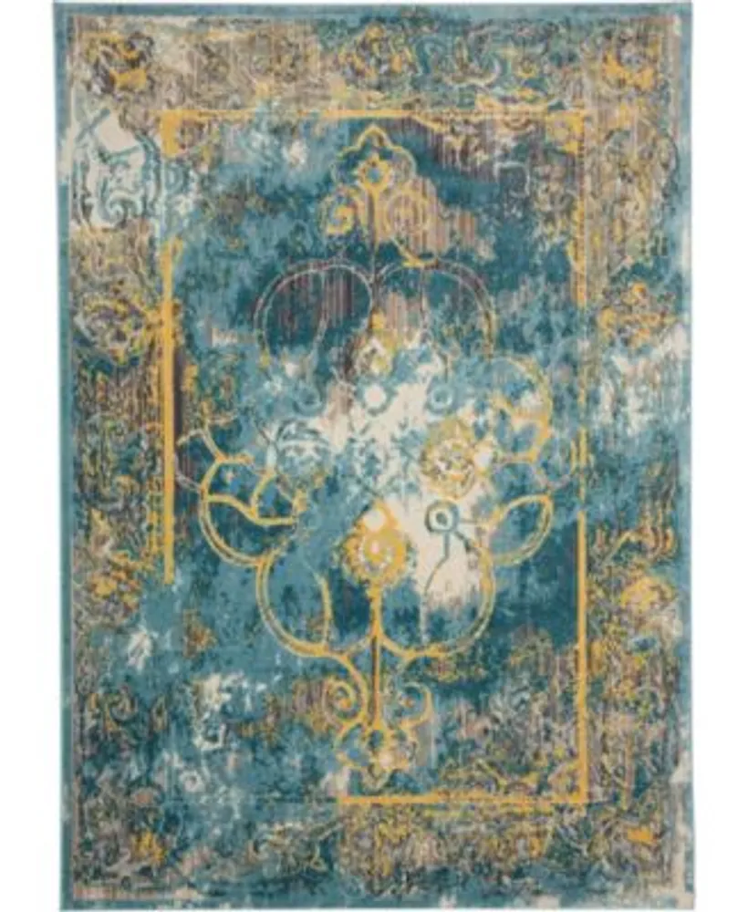 Feizy Mara R3471 Turquoise Rug