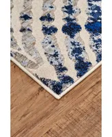 Feizy Milton R3469 Blue 2'2" x 4' Area Rug