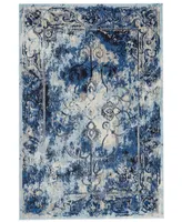 Feizy Milton R3471 Bluestone 5'3" x 7'6" Area Rug