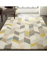 Feizy Arazad R8446 Gray and Gold 8' x 11' Area Rug