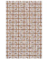 Feizy Fannin R0756 Gray 8' x 11' Area Rug