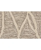 Feizy Enzo R8734 Ivory 8' x 11' Area Rug