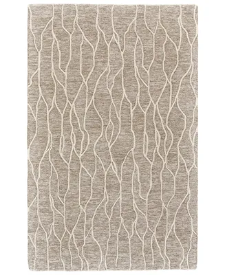 Feizy Enzo R8734 Ivory 2'6" x 8' Runner Rug