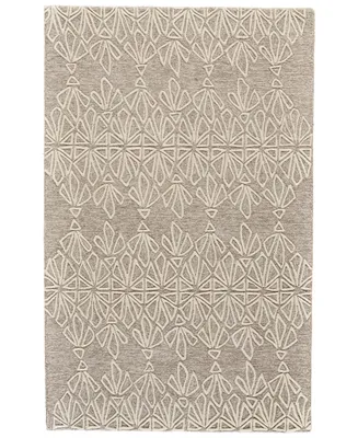 Feizy Enzo R8735 Ivory 3'6" x 5'6" Area Rug