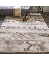 Feizy Asher R8770 Brown 5' x 8' Area Rug