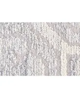 Feizy Asher R8772 Gray 5' x 8' Area Rug