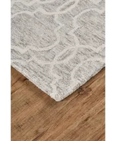 Feizy Belfort R8775 Silver 5' x 8' Area Rug