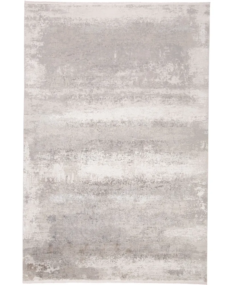 Feizy Cadiz R3888 Silver 4'10" x 7'10" Area Rug